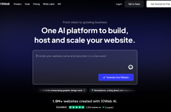 10Web Web Hosting Review 2025